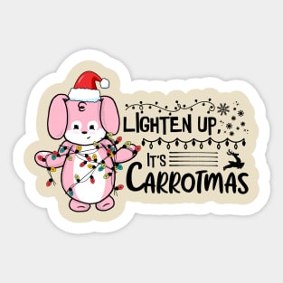 Lighten Up, It's Carrotmas Sticker